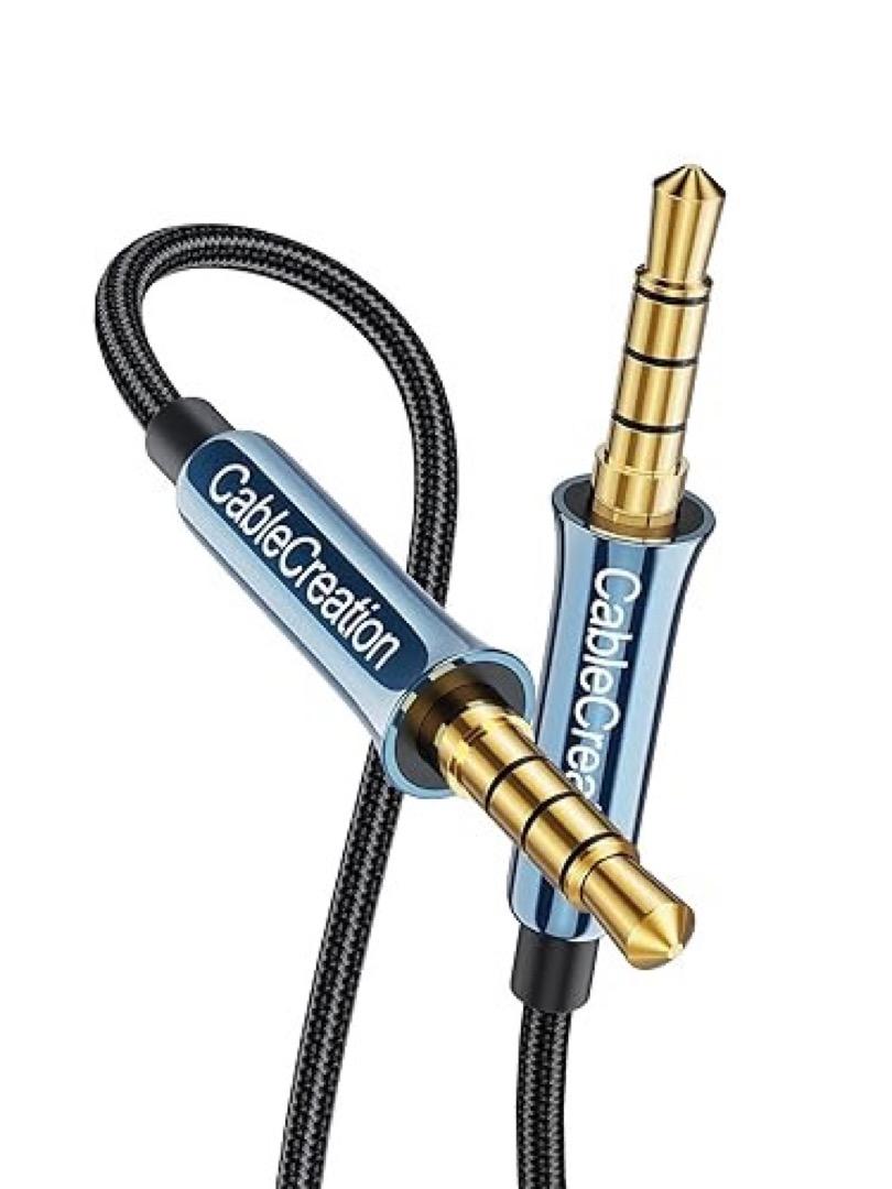 3.5mm Male-to-Male Audio Cable - 1.8m