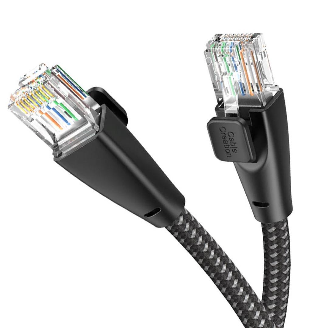 Cat6 Ethernet Cable RJ45 3M - Braided Male-to-Male, 1000Mbps
